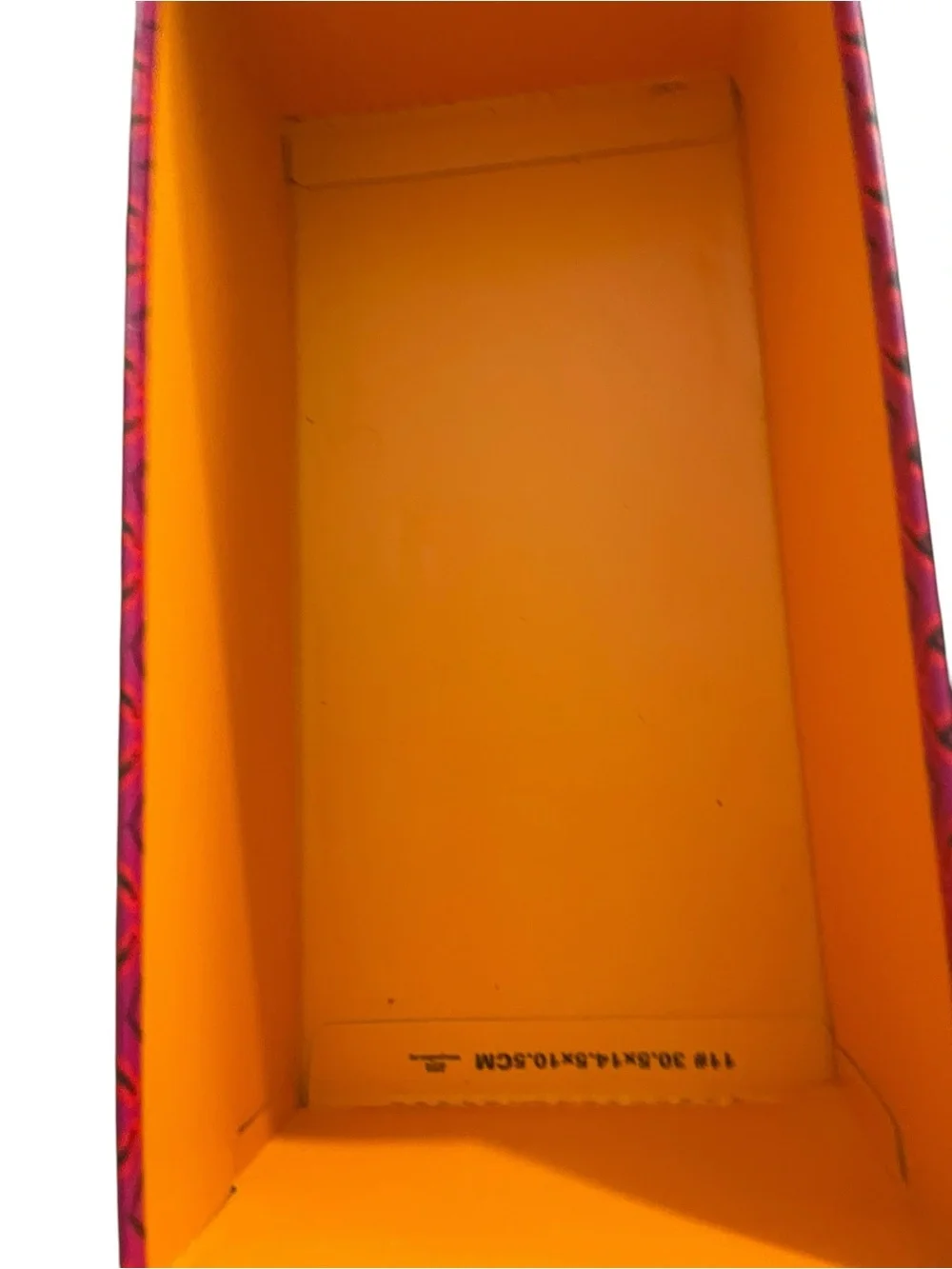 Tory Burch Pink Geometric Gift Box with Gold Logo